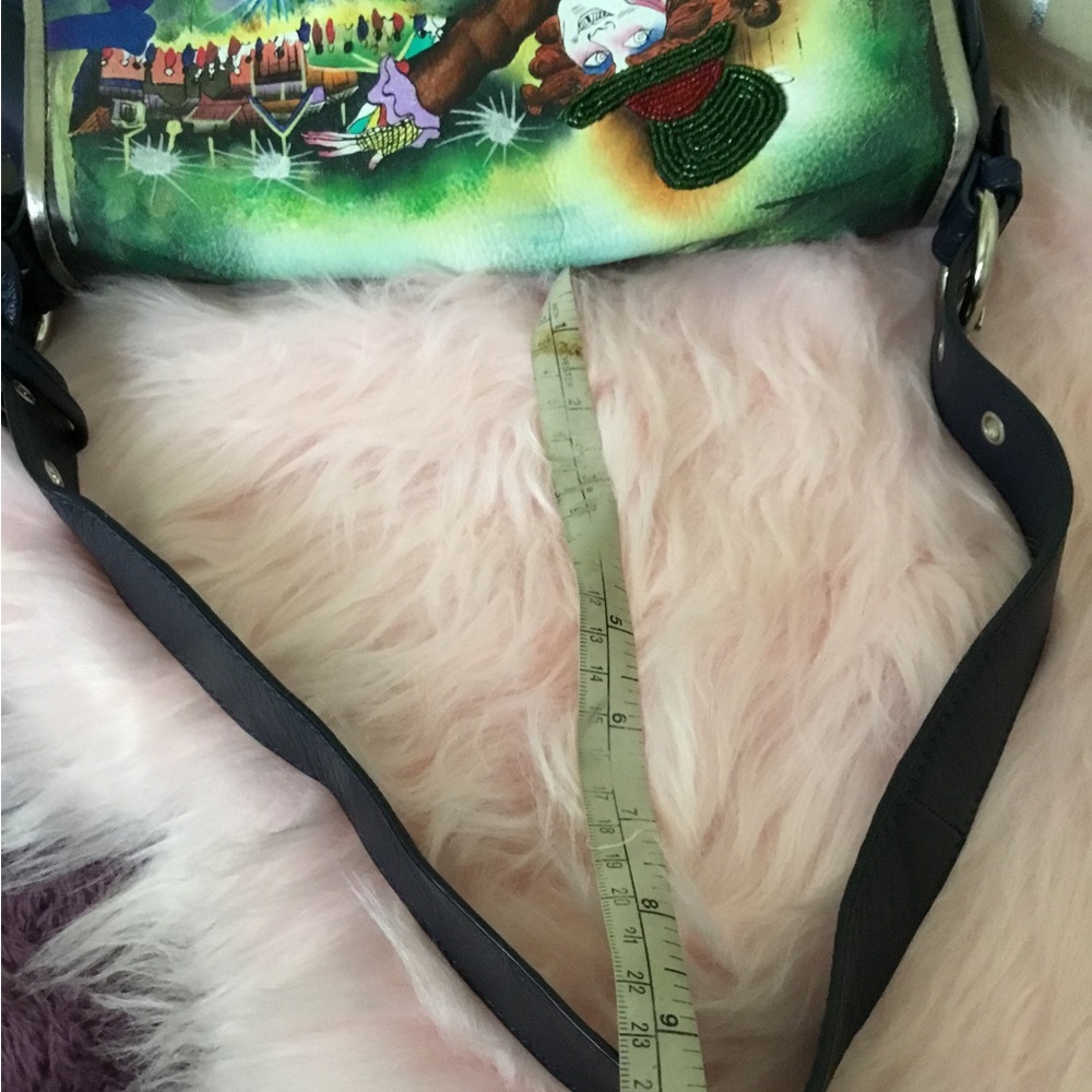 NWT Disney MAD HATTER Limited Edition Leather Sharif Shoulder Bag - Picture 9 of 14